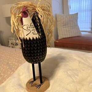 Large signed Edith John Navajo Folk Art chicken